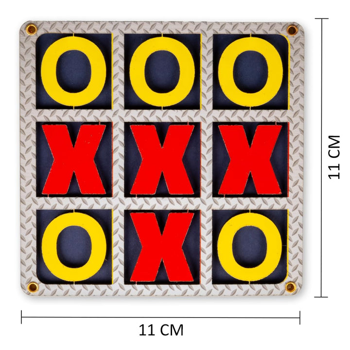 Ratna's Pocket X & O Travel Board Game- Tic Tac Toe | Portable Family Game