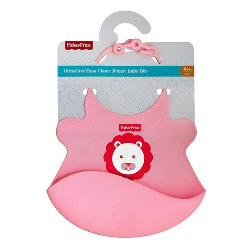 Original Fisher Price Easy Clean Silicon Baby Bib (4 Months - 2.5 Years)