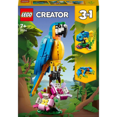 Lego Exotic Parrot Building Blocks (31136) - 253 Pieces