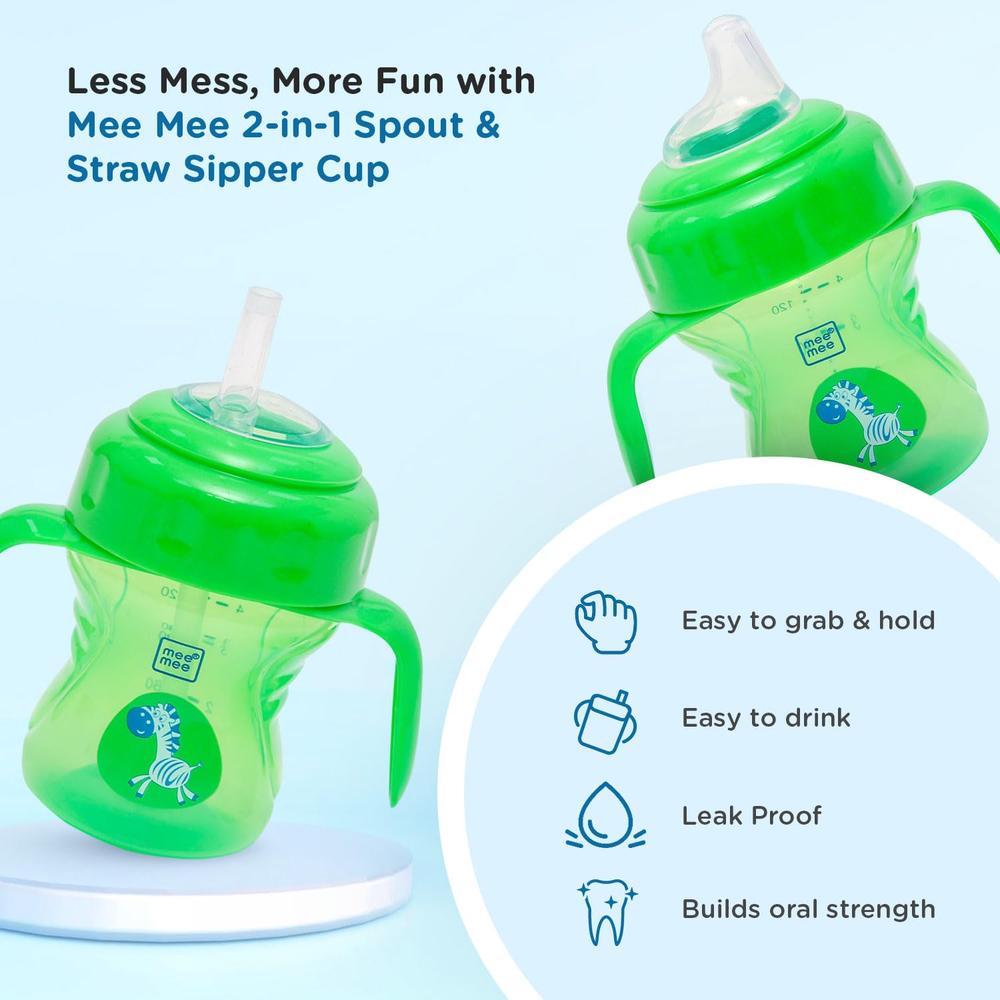 Mee Mee 2 in 1 Spout & Straw Sipper Cup - 150ml