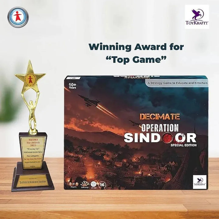 Toykraft Operation Sindoor Game | Strategy Board Game for Kids