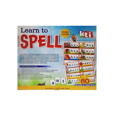 Learn to Spell Board Games (60 Puzzles Pieces)