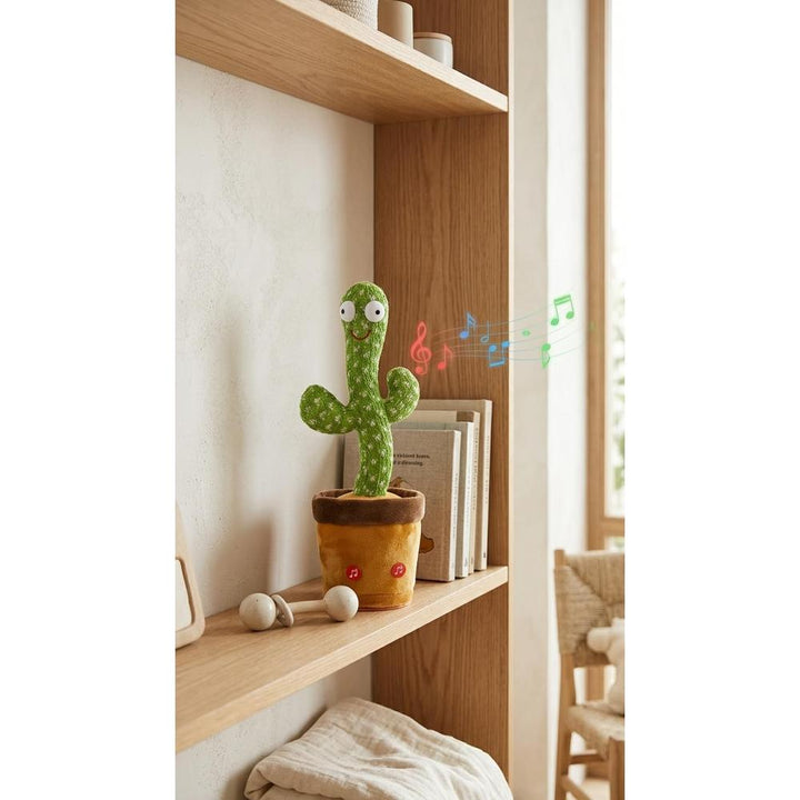 Dancing Cactus Toy for Kids | Talking, Singing & Voice Repeat Toy with LED Lights