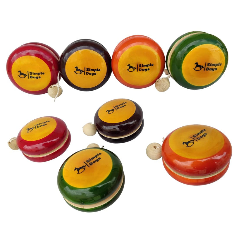 Wooden Yo-Yo Toy / Yo Yo for Kids - Assorted Colores