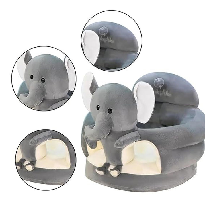 Elephant Shape Baby Soft Plush Cushion Baby Sofa Seat