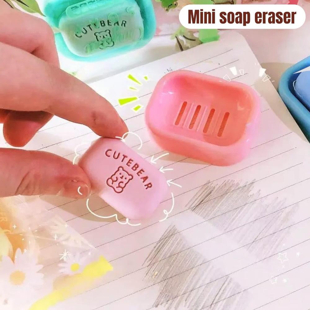 Pack of 2 Soap Eraser Rubber for Kids