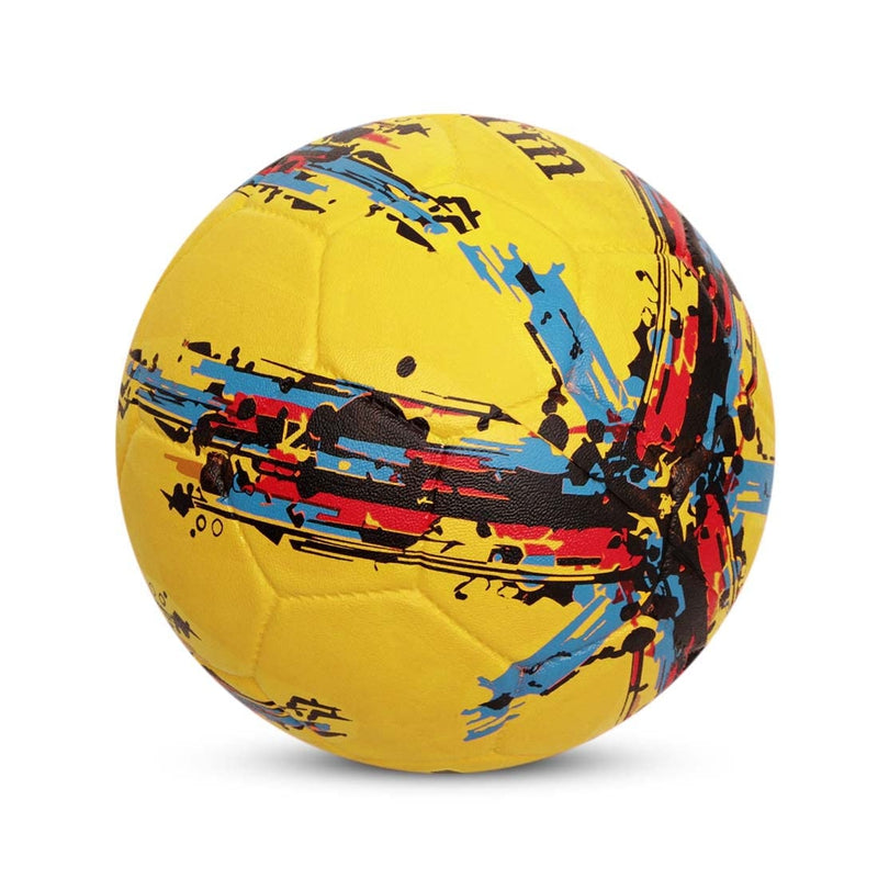 Nivia Football Size 5 (Yellow)- Storm Moulded (11-13 Years)