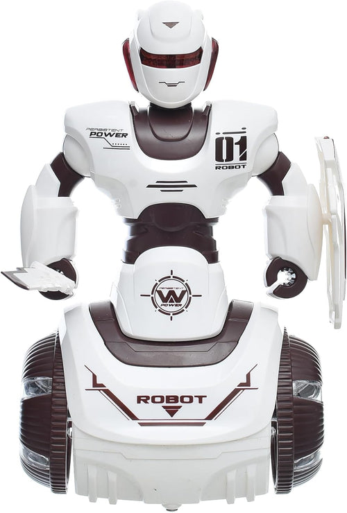 Persistent Power 0-1 Robot Toy | Interactive Robot Toy with Lights & Sounds