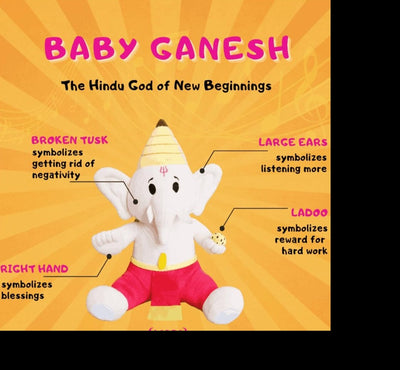 Baby Ganesh Large (22 inch) Huggable Plush Toy