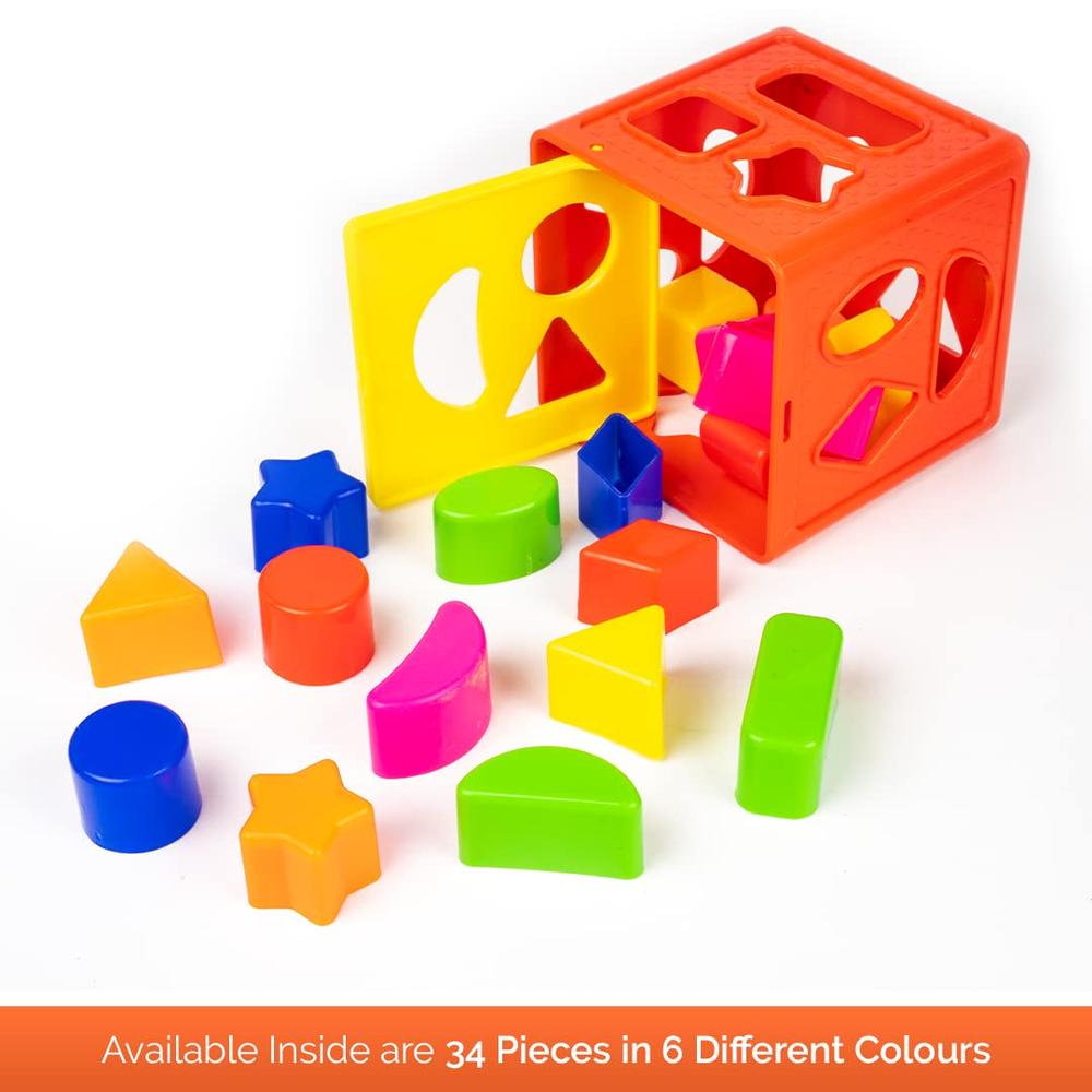 Ratna's Shape Sorter & Stacker 2-in-1 Toy