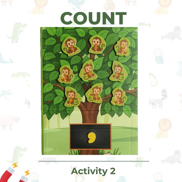 Toykraft Magnetic Numbers On The Go | Counting, Addition & Subtraction Learning Game