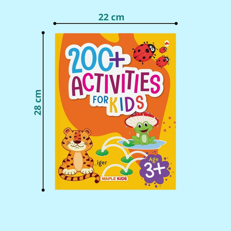 Brain Activity Book for Kids - 200+ Activities - Math, Language, and Logic