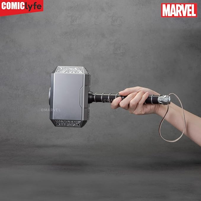 Original Marvel Avengers Thor Mjolnir Role Play Hammer & Helmet Combo Set