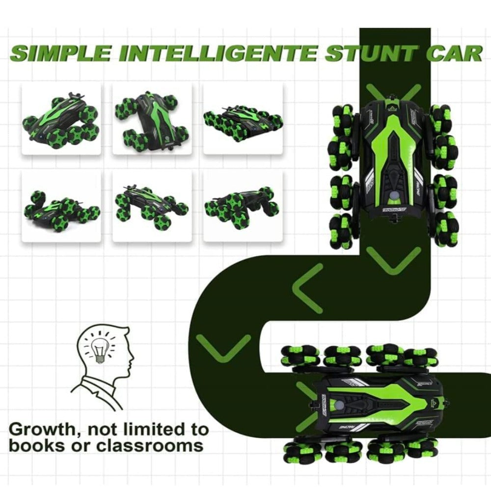 Remote Control Car - Rotating Eight Wheel