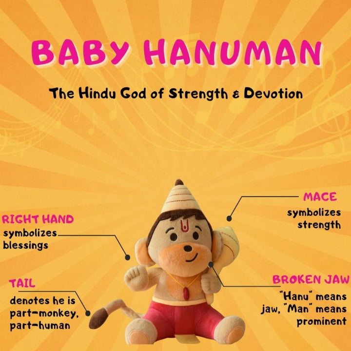 Baby Hanuman Large (22 inch) Huggable Plush Toy