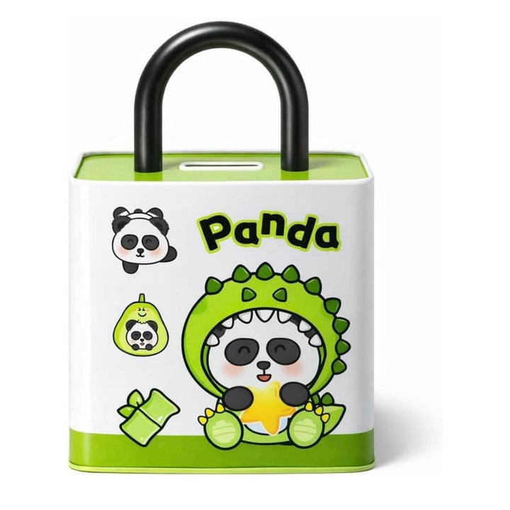 Magic World Cute Cartoon Piggy Bank with Combination Lock | Portable Money Saving & Cash Storage Box for Kids | Mini Coin Bank for Boys & Girls