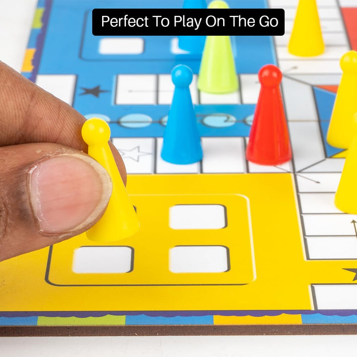 Toy Box by Ratna Pocket Ludo Travel Board Game | Portable Family Game