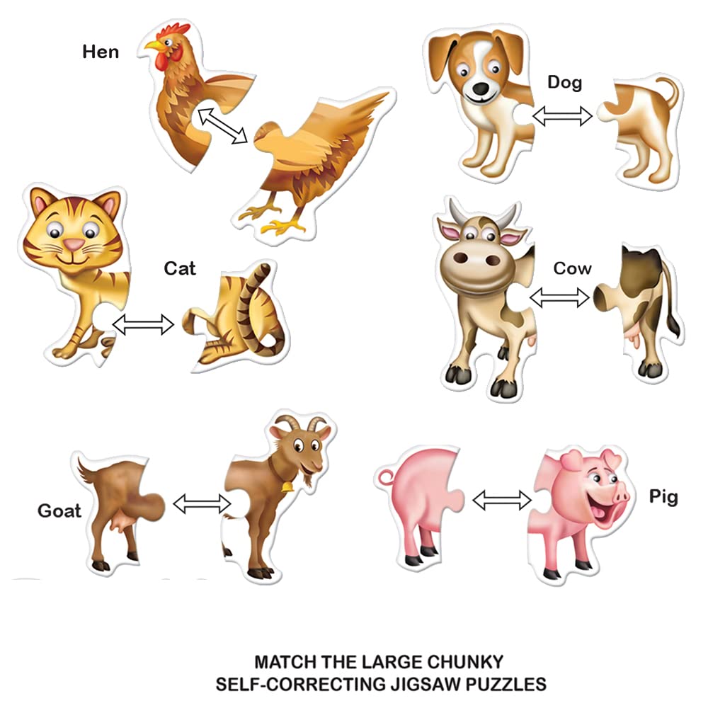 Buy My First Farm Animal - 12 Pieces (1-4 Years) on Snooplay India