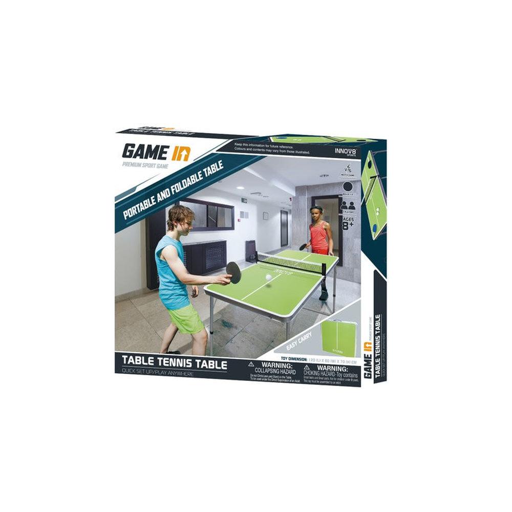 Innov8 Table Tennis with 2 Balls & 2 Paddles - 120 cm | Weight - 15.1 Kg (8-13 Years)