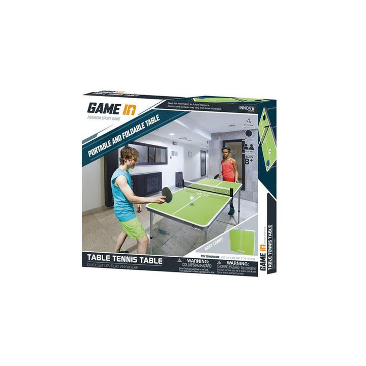 Innov8 Table Tennis with 2 Balls & 2 Paddles - 120 cm | Weight - 15.1 Kg (8-13 Years)