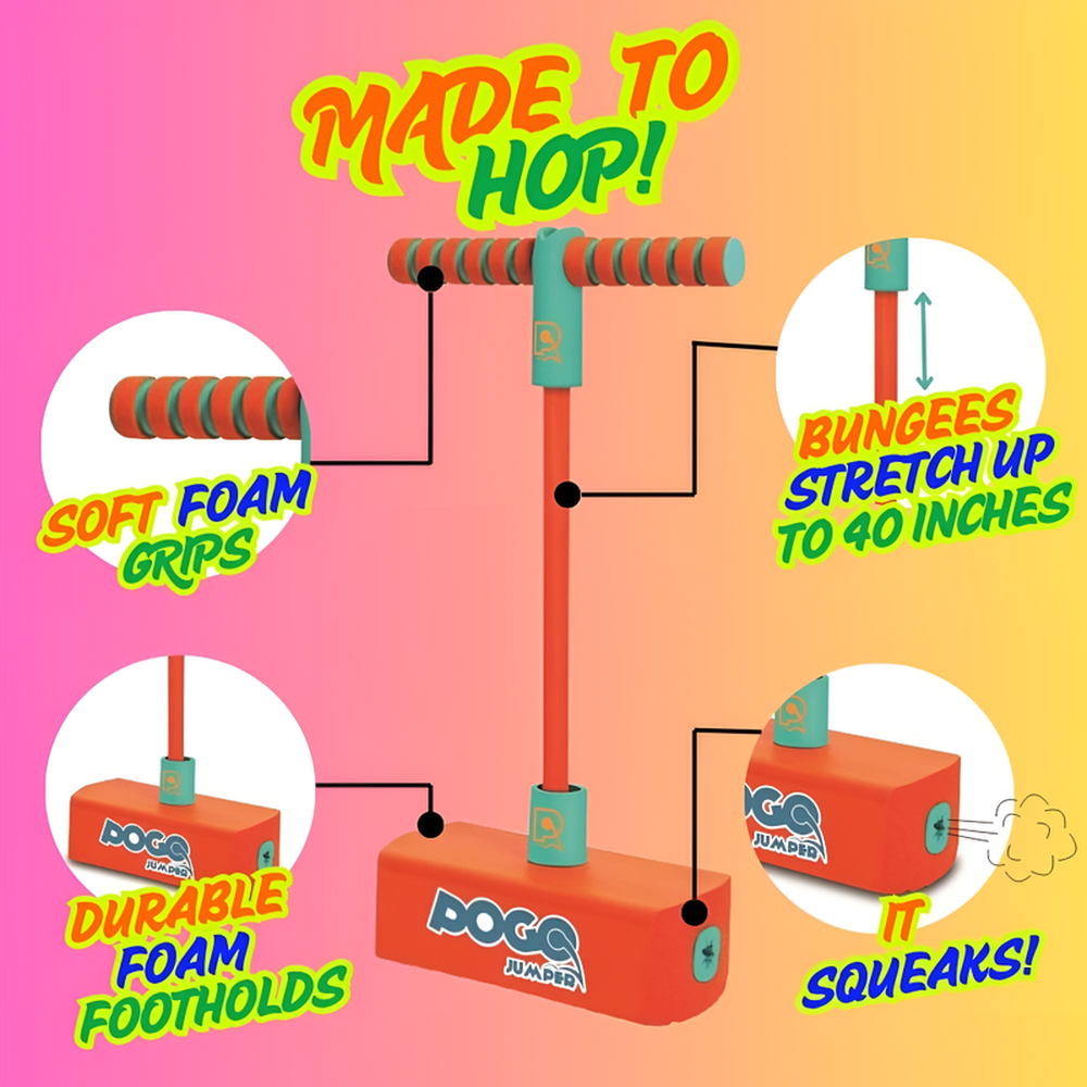 Innov8 Pogo Jumper - High Density Foam Bungee Bouncer (5-10 Years)