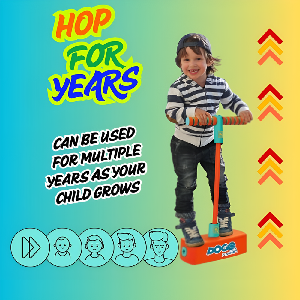 Innov8 Pogo Jumper - High Density Foam Bungee Bouncer (5-10 Years)