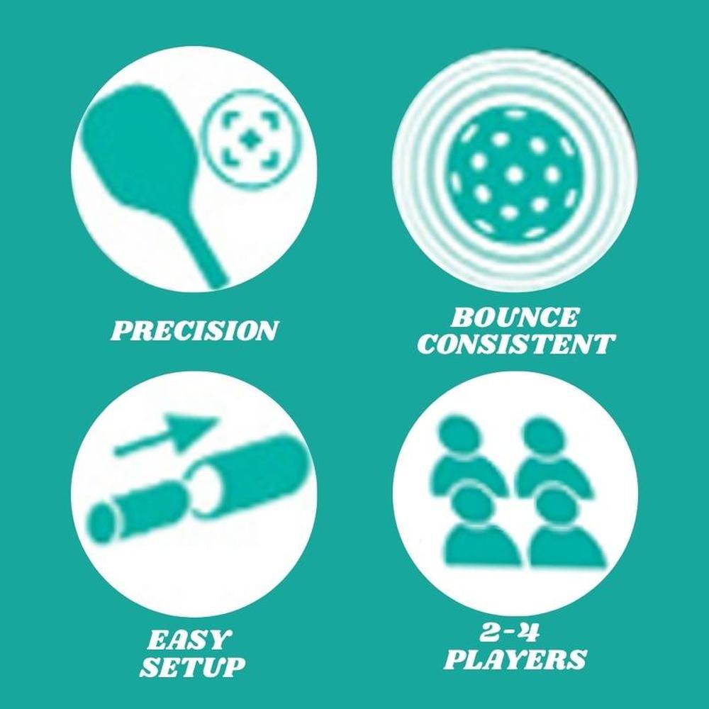 Innov8 Pickleball Youth Set - Premium Net, 5 Ply Maple Paddles & Balls (5-12 Years)
