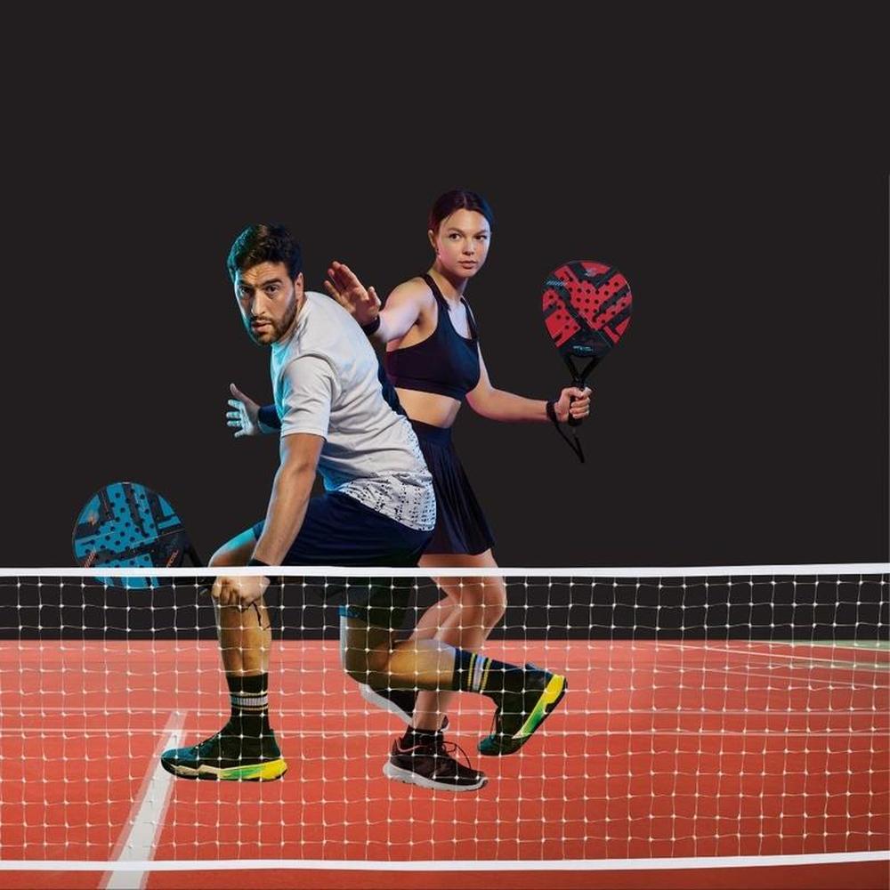 Innov8 Youth Padel Net Set - Premium Net, Blow Mould Rackets & Rubber Balls (5-12 Years)