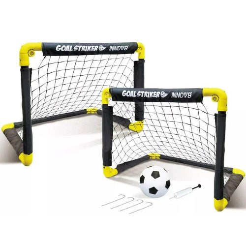 INNOV8 Portable Folding Double Mini Soccer Goal Set | Weight- 1.5 Kg (5-10 Years)