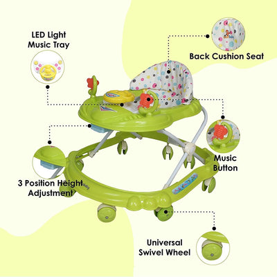 Musical 3112 Activity Walker (Green)