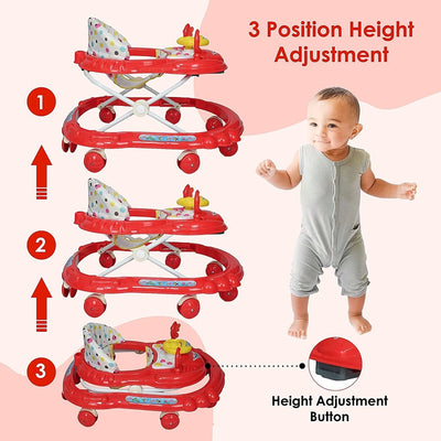 Musical 3112 Activity Walker (Red)