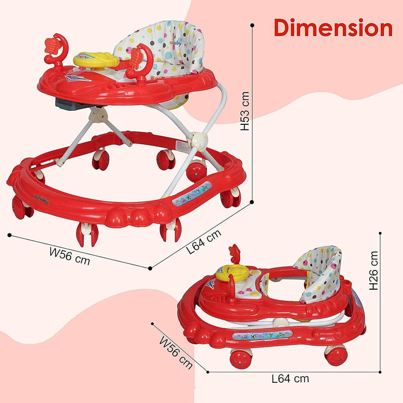 Musical 3112 Activity Walker (Red)