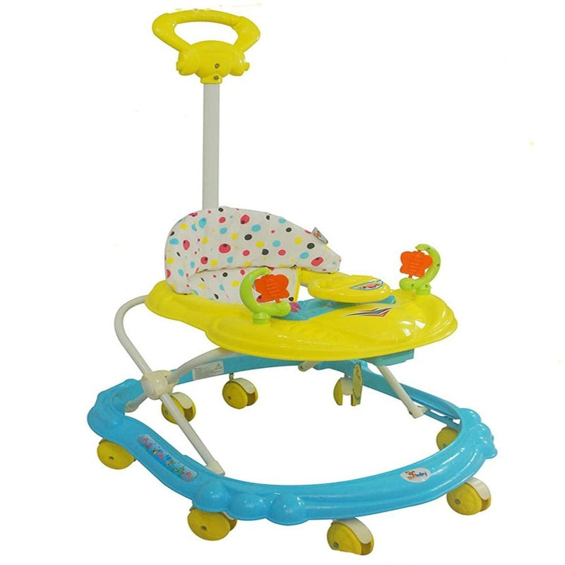 Musical 4112 Activity Walker With Parent Rod (Blue, Yellow)