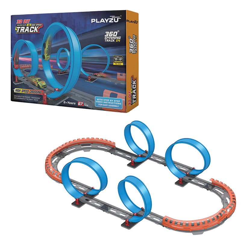 High Speed Pull Back Trackset (4A) - 67 pcs