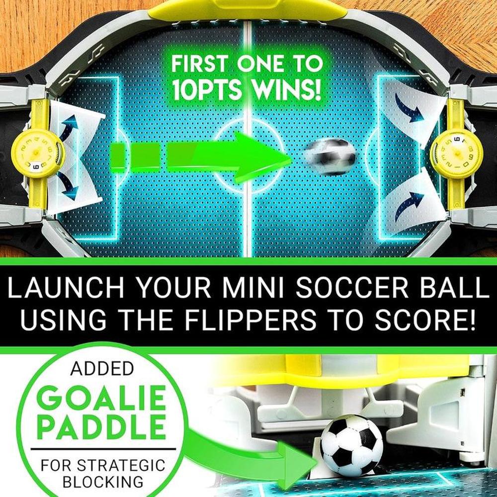 Innov8 Battle Soccer Tabletop Game | Lights, Sound & Flippers (5-10 Years)