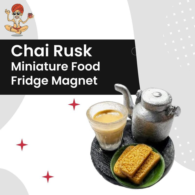 Chai Rusk Miniature Food Fridge Magnet