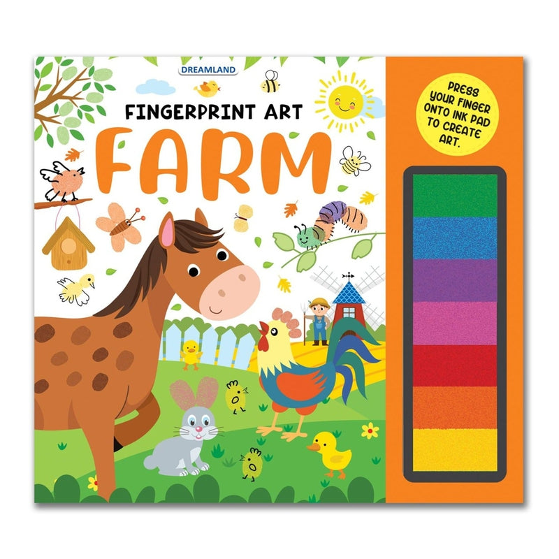 Fingerprint Art Books - Farm