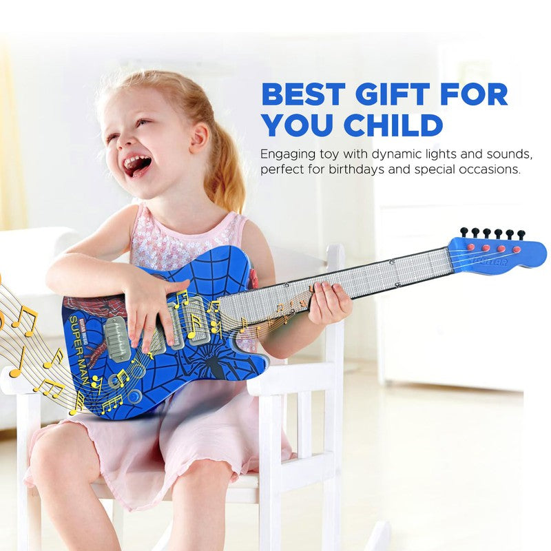 Interactive Guitar Toy with Lights Pop Music (3-8 Years)