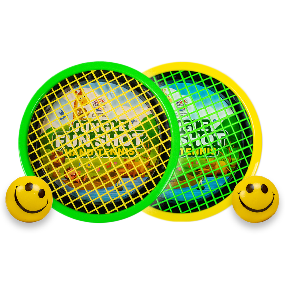 Return Gifts (Pack of 3,5,12) Jungle Fun Shot Hand Tennis