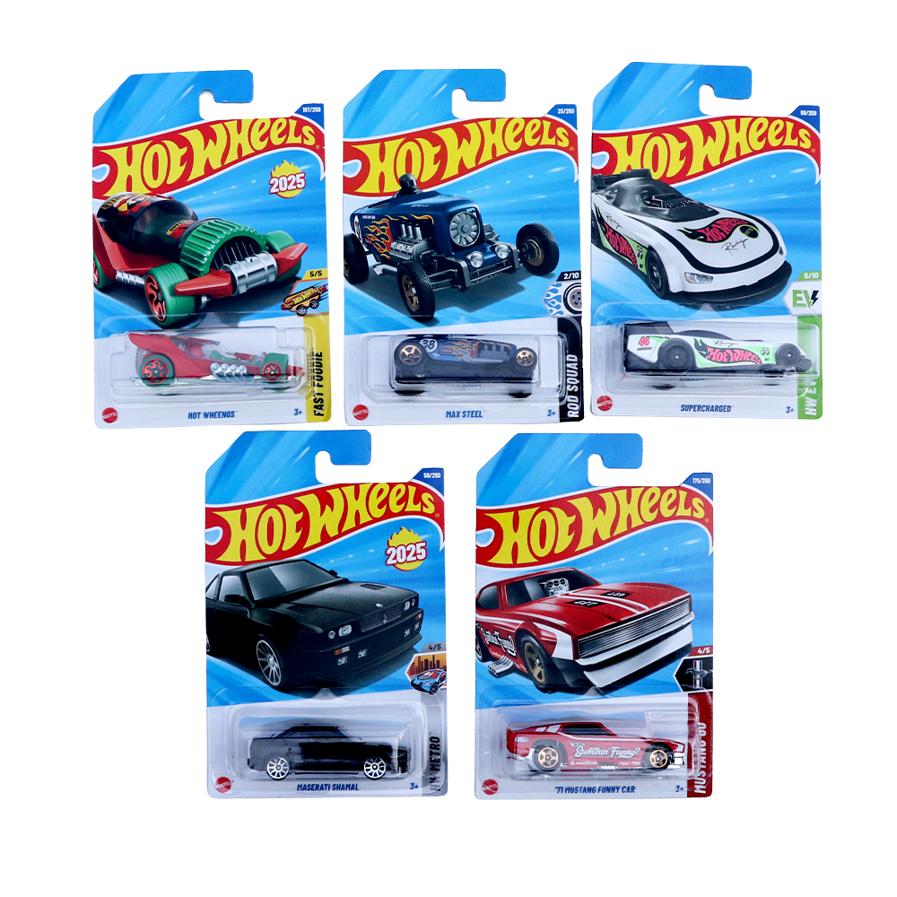Buy Set of 5 Hot wheels [HW 397] - Max Steel, Supercharged, Hot