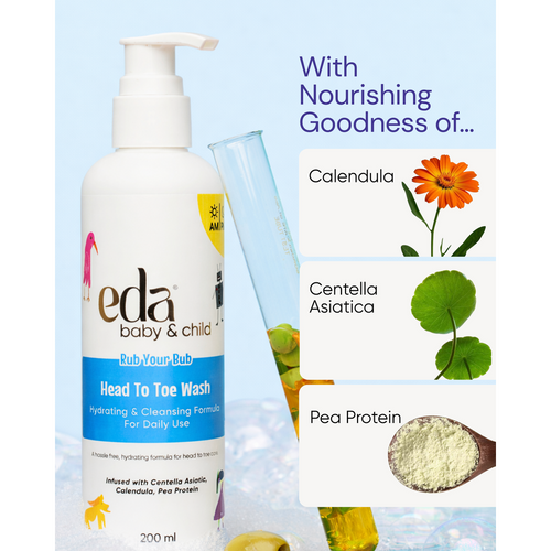 Eda Baby Head To Toe Wash - 200ml