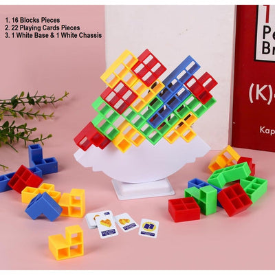 Balancing Tower Stacking Toys Building Blocks Classic Board Games For Kids | Brain Teaser Puzzles
