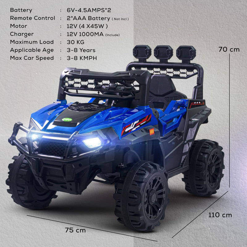 Broot Rechargeable Battery Operated Ride on Jeep Car with Music & Light For Kids | COD Not Available