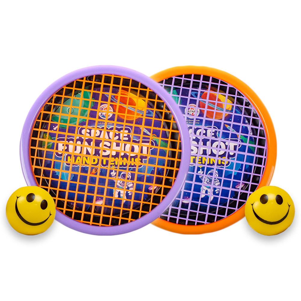 Return Gifts (Pack of 3,5,12) Space Fun Shot Hand Tennis