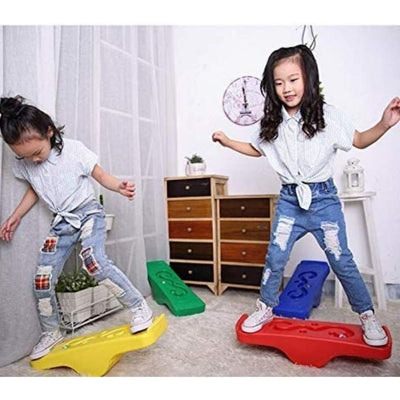 Kids Rocking Seesaw S Shape Balance Board (Assorted Color)