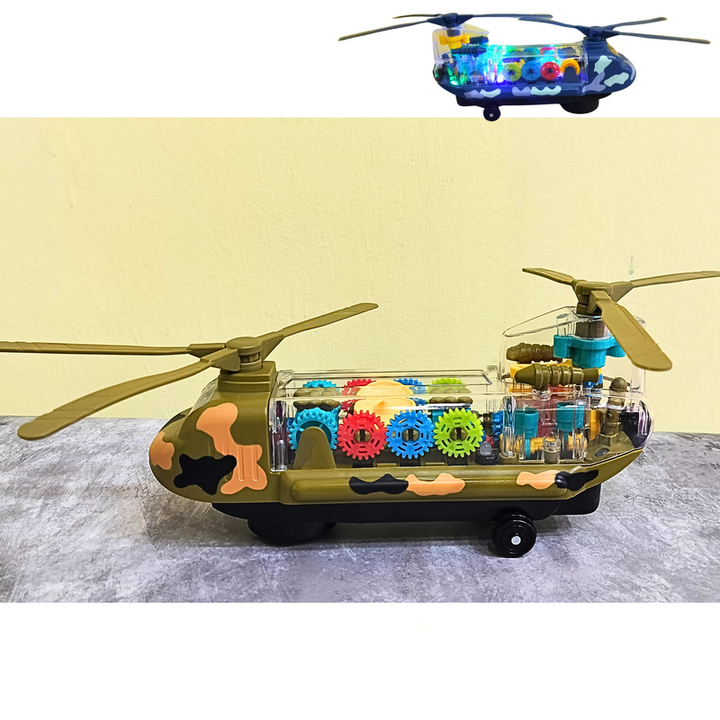 Musical Helicopter Toy (Non Flying - Assorted Colors