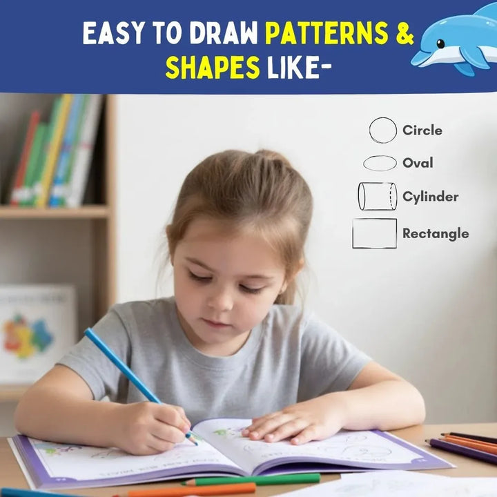 PepPlay Step by Step Drawing Book - Mystical Marine Life | Easy Drawing Practice for Kids