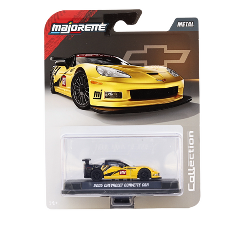 Majorette Original 2005 Chevrolet Corvette C6R Licensed Diecast Car | 1:64 Scale (7 Years till Grown Ups)