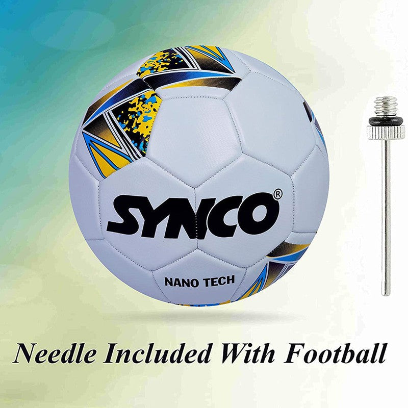 World Cup NANOTECH PVC Football/Soccer Ball Size-5 (White)