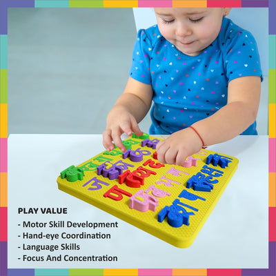 Learning Set (3 Puzzles: Alphabets, Numbers and Hindi varnmala)